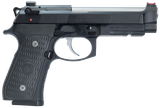 Langdon Tactical Tech LTT-92E-FSTJ 92 Elite LTT  9mm Luger Caliber with 4.70" Barrel, 15+1 Capacity, Overall Black Finish Steel, Picatinny Rail Frame, Serrated Slide, VZ/LTT G10 Grip & Trigger Job