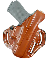 DeSantis Gunhide 001TA0XZ0 Thumb Break Scabbard OWB Tan Leather Belt Slide Fits Springfield Echelon Right Hand