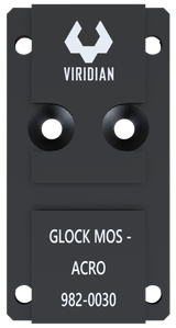 Viridian 9820030 RFX45 Glock MOS Mounting Adapter  Black Anodized