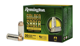 Remington Ammunition R21370 Golden Saber Defense 10mmAuto 180gr Brass Jacketed Hollow Point 20 Per Box/25 Case