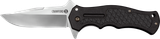 Cold Steel CS20MWCB Crawford 1 3.50" Folding Clip Point Plain 4034 SS Blade Black w/Traction Inlays GRN Handle Includes Pocket Clip