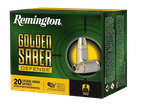 Remington Ammunition R21369 Golden Saber Defense 10mmAuto 180gr Brass Jacketed Hollow Point 20 Per Box/25 Case