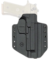 C&G Holsters 2750100 Covert  OWB Black Kydex Belt Loop Fits Beretta M9A3/M9A4 Right Hand
