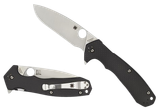 Spyderco C234CFP Amalgam  3.80" Folding Drop Point Plain Satin CPM S30V SS Blade/Black Textured Carbon Fiber/G10 Handle Includes Pocket Clip