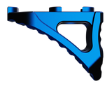 Rise Armament RA030BLU Micro Hand Stop  Skeletonized Patriot Blue Aluminum for M-LOK Handgaurd