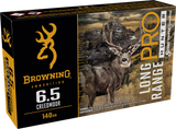 Browning Ammo B192500652 Long Range Pro  6.5Creedmoor 140gr 20 Per Box/10 Case