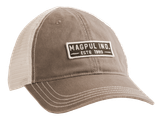 Magpul MAG1260-252 Established Garment Trucker Hat Driftwood Adjustable Snapback OSFA Embroidered Patch