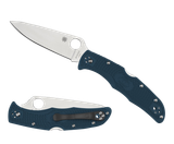 Spyderco C10FPK390 Endura 4 Lightweight 3.80" Folding Plain Stonewashed K390 Steel Blade Includes Pocket Clip