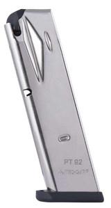 Mec-Gar PT9215N Taurus 15rd 9mm Luger, Fits Taurus PT99/PT92 Nickel
