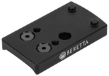 Beretta USA AG57 APX Optic Plate Black, Fits Beretta APX Rear Dovetail/Leupold DeltaPoint Pro Footprint Mount