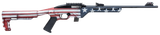 Citadel CIT22LRBUSA Trakr  22 LR 10+1 18" Blued Steel Threaded Barrel & Receiver, American Flag Synthetic Stock