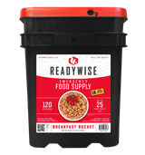 Wise Foods RW10121 Emergency Supplies Breakfast Bucket 120 Servings