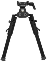 Warne 7922M Skyline Pro Bipod  Black Anodized ARCA Interface Head with Lite Legs