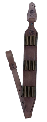 1791 Gunleather HNTASLRBRWA Hunt Ammo Sling Oiled Brown Leather 32" to 37" OAL Rifle