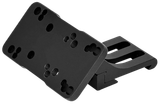 Warne 6110ML Red Dot Riser 45 Degree Offset Reflex Black Anodized Aluminum Fits Doctor/Sig Romeo3/Vortex Viper/Holosun, Left Hand
