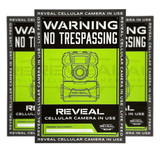 Tactacam/reveal S1 No Trespassing  Sign Durable Plastic