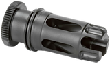 Griffin Armament DLFC22C1228 Dual-Lok Flash Comp 22/5.56 Black QPQ Nitride 17-4 PH Stainless Steel 1/2"x28 Threads