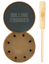 Rolling Thunder Game Call TCP-TDS Thunderdome Pot Calls & Strikers Attracts Turkey Species Hickory/Slate