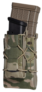 High Speed Gear 24DD00MC TACO Gen 2 Double Decker Multi-Cam Nylon Laminate MOLLE Mount Pistol/Rifle