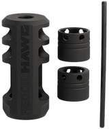 Browning 001293097 Xeno Recoil Hawg Black Matte Stainless Steel 5/8"x24 Threads 2.20" OAL
