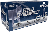 Fiocchi 223HVA20 Field Dynamics  223Rem 50gr V-Max 20 Per Box/10 Case