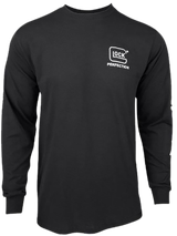 Glock AP96100 Perfection Long Sleeve Tee Black Pre-Shrunk Cotton Long Sleeve Large