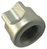 Timber Creek Outdoors 1/228TPS Thread Protector  Silver Billet Aluminum 1/2-28