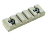 Timber Creek Outdoors M5SPRFDE M-LOK 5 Slot Picatinny Rail  FDE Aluminum Fits AR-Platform