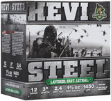 HEVI-Shot HS60024 HEVI-Steel Waterfowl 12Gauge 3" 1 3/8oz 2/4Shot 25 Per Box/10 Case