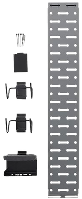 Lockdown 1215348 Securewall Handgun Kit Black/Silver Holds 2 Handgun