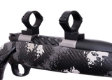 Weatherby W940705 Scope Mount/Ring Combo  Matte Black Alloy 1" Tube Weatherby Mark V Medium Rings Magnum 9-Lug Action