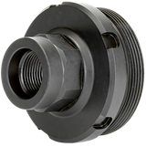 Griffin Armament DT1375X24-1/2X28  Thread Adapter 1/2"x28 17-4 Stainless Steel Nitride Black