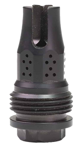Jk Armament JKMDHDCF24 War Eagle Compensator/Flash Hider 30Cal 5/8"x24 Stainless Steel Nitride Black