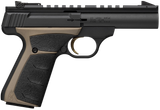 Browning 051604490 Buck Mark Field Target Micro 22 LR 10+1 4" Matte Blued Bull Barrel, Matte Black Serrated w/Picatinny Rail Slide, Matte Black Aluminum Frame, UFX Overmolded Grip