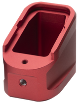 Strike Industries EMPALG17RED Extended Mag Plate  Fits Glock G17 Fits Glock G22 Red 6061 T-6 Aluminum