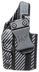 Rounded Gear SSRP365XMACROCFRHVAR Kydex  IWB Black Kydex Fits Sig P365 X Macro Belt Clip Right Hand