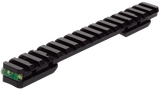 Browning 12524 Picatinny Rail w/Bubble Level Matte Black Aluminum Fits X-Bolt Anti-Cant/Picatinny Rail Mount Long Action 20 MOA