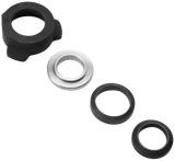 Strike Industries BSOPPRESSORUBASE Oppressor Universal 3-Lug QD Base Set  Black/Silver 1/2" & 5/8" Threaded Barrels