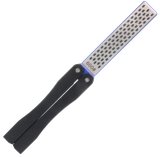 Cold Steel CSKSDSDW Double Sided Knife Sharpener Black Folding Diamond Sharpener Coarse/Fine