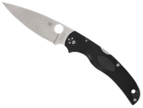 Spyderco C244PBK Native Chief Lightweight 4.02" Folding Plain Stonewashed CTS BD1N SS Blade/Black Textured FRN Handle Includes Pocket Clip