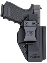 Rounded Gear RGUNVRSLSTNDRDBLK Universal Kydex  IWB Black Kydex Belt Clip Fits Standard Sized Handguns Right Hand
