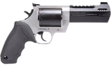 Taurus 2500055RH Raging Hunter  Large Frame 500 S&W Mag 5rd 5.12" Matte Black Ported/Target Crown Barrel, Matte Black Oxide Cylinder, Matte Stainless Stainless Steel Frame, Black Rubber Grip