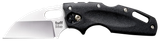 Cold Steel CS20LTZ Tuff Lite  2.50" Folding Sheepsfoot Plain AUS-8A SS Blade, 3.50" Black Textured Griv-Ex Handle