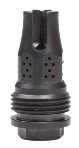 Jk Armament JKMDHDCF28 War Eagle Compensator/Flash Hider 22Cal 1/2"x28 Stainless Steel Nitride Black
