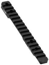 Mdt Sporting Goods Inc 102357BLK 20 MOA Picatinny Scope Base  Black Anodized Aluminum 11" Long Fits Howa 1500 Long Action