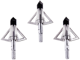 Allen 14690  Broadhead Stainless Steel Blades Silver 3 Pack