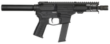 CMMG PE40A51C6AB Banshee MKGS 40 S&W 22+1 5", Black, Buffer Tube (No Brace), EML4 M-LOK Handguard, Zeroed Linear Comp (Glock Mag Compatible)