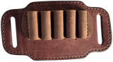 1791 Gunleather HNTABSMRBRWA Ammo Belt Slide Brown Leather