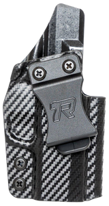 Rounded Gear SFAHELLCATCFRHVAR Kydex  IWB Black Kydex Fits Springfield Hellcat Belt Clip Right Hand
