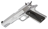 Iver Johnson Arms 1911CHRW 1911 A1  45 ACP 8+1 5" Stainless Steel Barrel, Bright Polish Chrome Serrated Steel Slide & Frame w/Beavertail, Black Diamondwood Grip